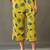 women floral printed cotton smart office kurta with trousers