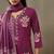 women ethnic motifs printed cotton sleek work smart office kurta with trousers & dupatta