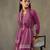 women ethnic motifs printed cotton sleek work smart office kurta with trousers & dupatta
