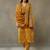 women ethnic motifs printed cotton sleek work smart office kurta with trousers & dupatta