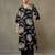 women floral printed cotton smart office kurta with trousers