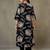 women floral printed cotton smart office kurta with trousers