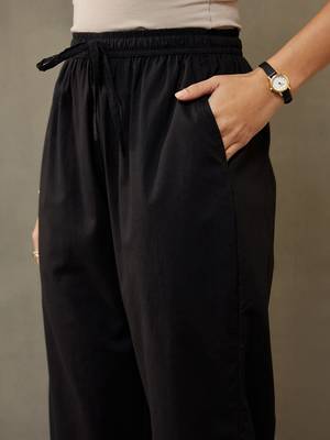 women floral printed cotton smart office kurta with trousers 6