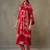 women floral printed cotton sleek work smart office kurta with trousers & dupatta