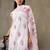 women ethnic motifs printed cotton sleek work smart office kurta with trousers & dupatta