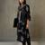 women ethnic motifs printed cotton sleek work smart office kurta with trousers & dupatta