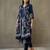 women ethnic motifs printed cotton sleek work smart office kurta with trousers & dupatta