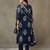 women ethnic motifs printed cotton sleek work smart office kurta with trousers & dupatta