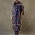women ethnic motifs printed cotton sleek work smart office kurta with trousers & dupatta