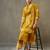 women floral printed cotton sleek work smart office kurta with trousers & dupatta