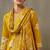 women floral printed cotton sleek work smart office kurta with trousers & dupatta