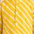 Boy's yellow cotton striped thigh length kurta and dhoti set