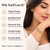 Gold-toned crystal studded circle link kada bracelet