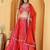Multicoloured Zari And Sequins Embroidered Georgette Lehenga Set