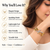 Gold-tone butterfly bangle bracelet with crystal embellishments