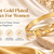 Gold-tone medusa bangle bracelet with crystal accents