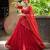 Women's Georgette Printed Lehenga Choli with Sequins Embroidery & Mirror Work Dupatta Set - Full stitched free size