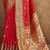 red woven design zari handloom paithani saree