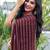 brown embellished sequinned saree
