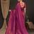 magenta ethnic motifs zari silk blend kanjeevaram saree