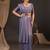 Lavender ethnic motifs zari silk blend kanjeevaram saree