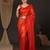orange ethnic motifs zari silk blend kanjeevaram saree
