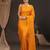 Yellow ethnic motifs zari silk blend kanjeevaram saree
