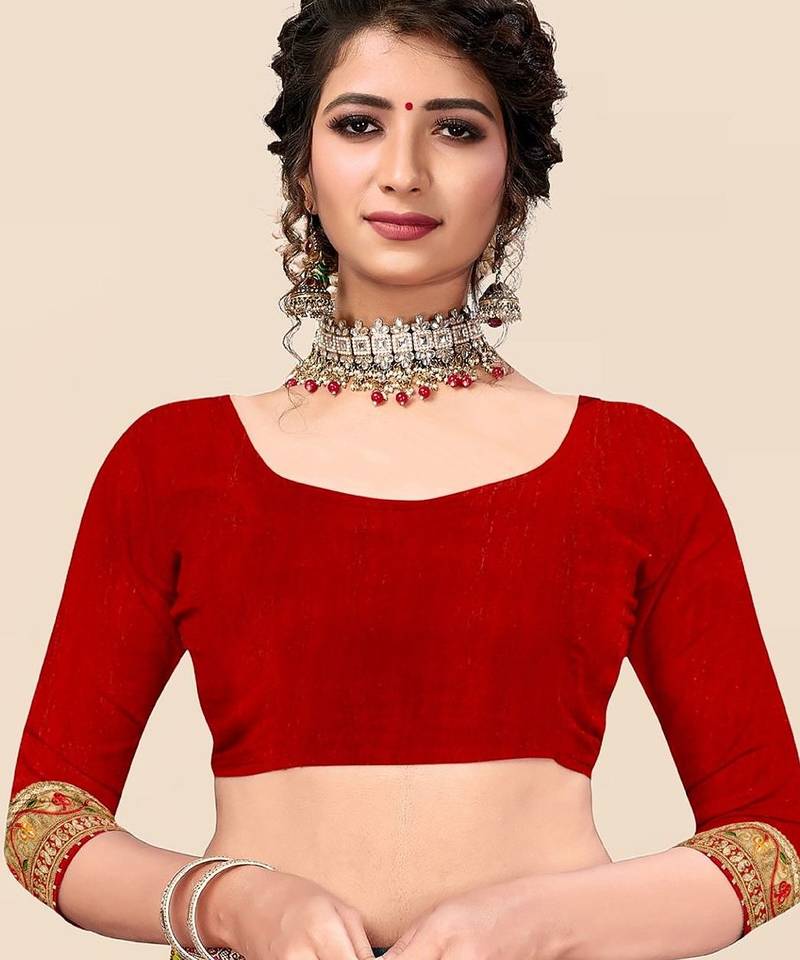 Orange bandhani printed sequinned saree