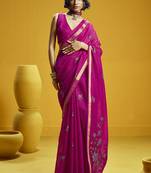 Rani munga cotton blend handloom weaving casual wear saree