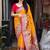 yellow ethnic motifs woven design zari banarasi saree