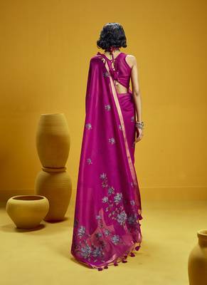 Rani munga cotton blend handloom weaving casual wear saree 3