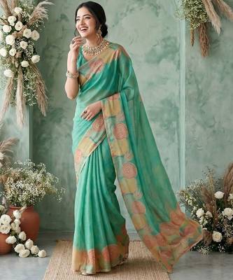sea_green aari work poly chiffon saree 5