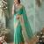 sea_green aari work poly chiffon saree