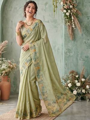 sea_green aari work poly chiffon saree 1