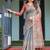 Grey ethnic motifs pure cotton handloom saree