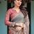 Grey ethnic motifs pure cotton handloom saree