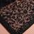 black embellished embroidered net designer saree