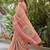 Multicolor ethnic motifs pure cotton saree