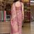 Pink floral pure cotton saree