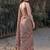Brown ethnic motifs pure cotton saree