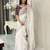 white jimmychoo silk embroidery work saree