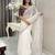 white jimmychoo silk embroidery work saree