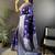 violet woven design zari banarasi saree with unstitched blouse piece