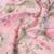 Pink floral printed zari saree
