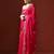 pink embellished sequinned saree