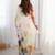 cream kutchi embroidery silk blend saree