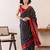 black ethnic motifs ready to wear bagh saree