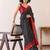 black ethnic motifs ready to wear bagh saree