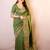 Green chanderi saree