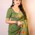 Green chanderi saree